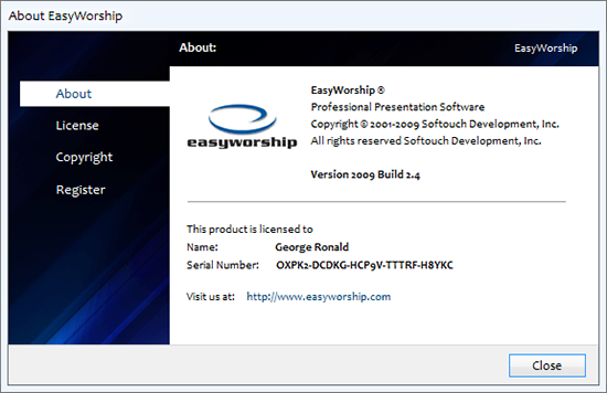 easyworship 2009 build 2.4 download